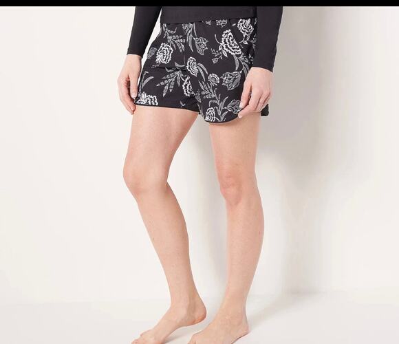 Lands' End Other - New lands end swim shorts black floral size 16p